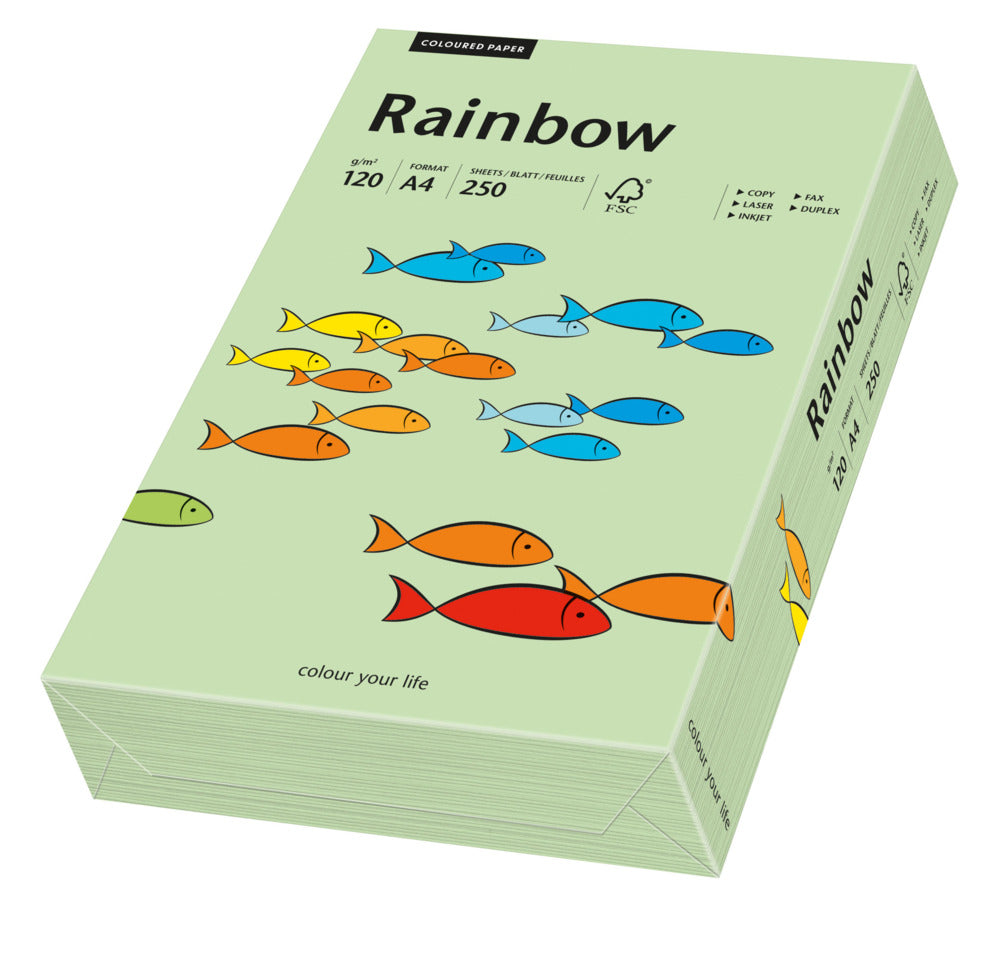 A4 paper, available in various colours