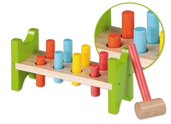 Pound-a-peg toy