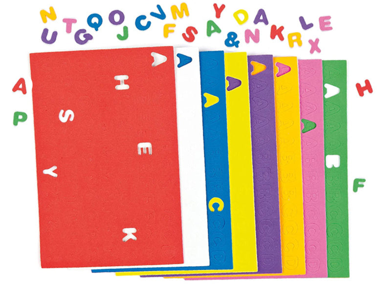 Hoofdletters in foam