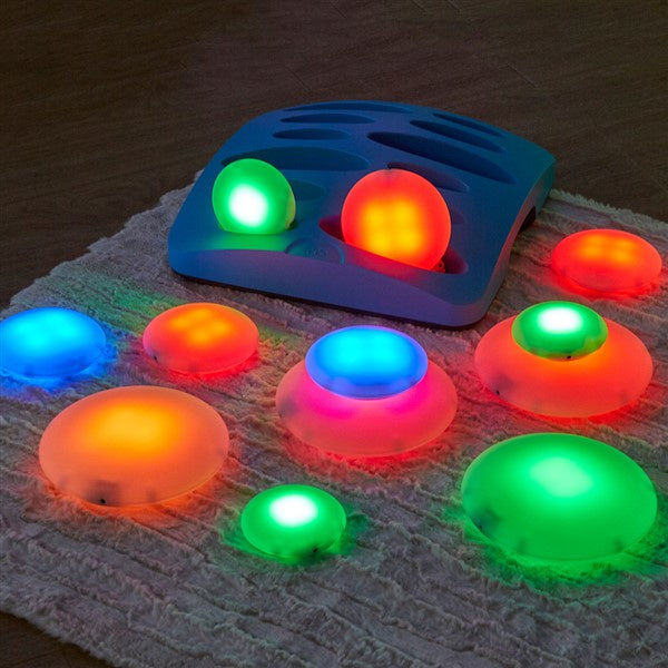 Luminous pebbles