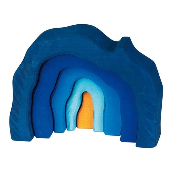Wooden building set cave