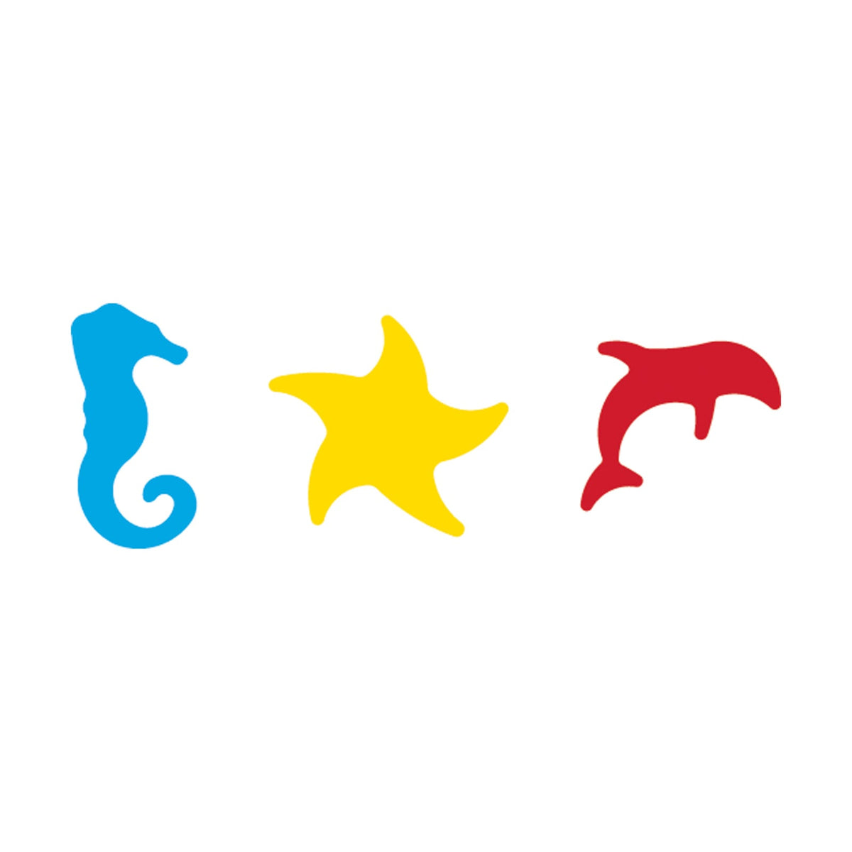 3 Punch figures sea animals