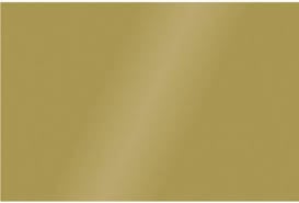 Thin English cardboard, 130 gr. 50 x 70 cm, gold, 10 sheets