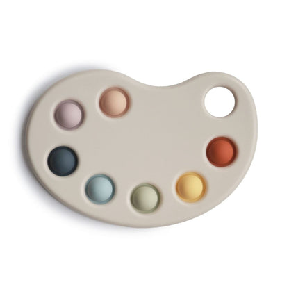 Mushie Painter's Palette, Press & Chew Toy
