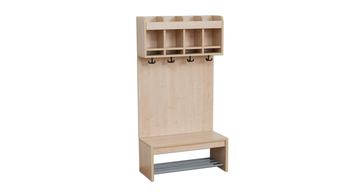 Large wardrobe with hooks