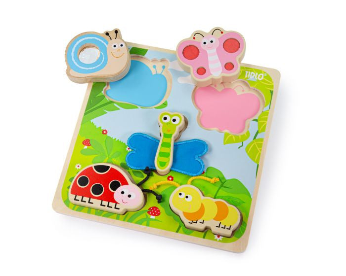 Voel en tastpuzzel Insecten