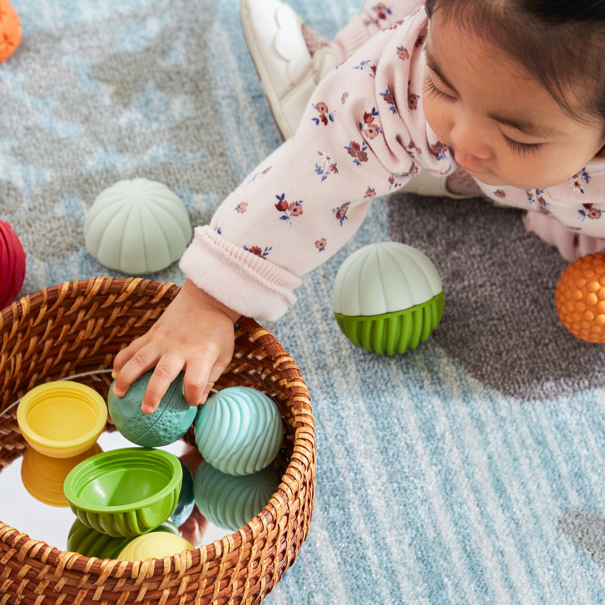 Guidecraft Mix en Match ballen met textuur