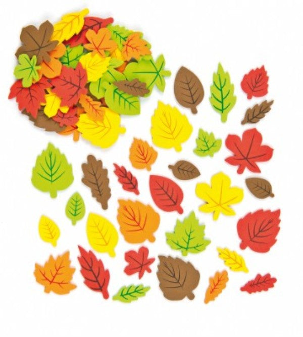 # Foam stickers, bladeren 144 stuks