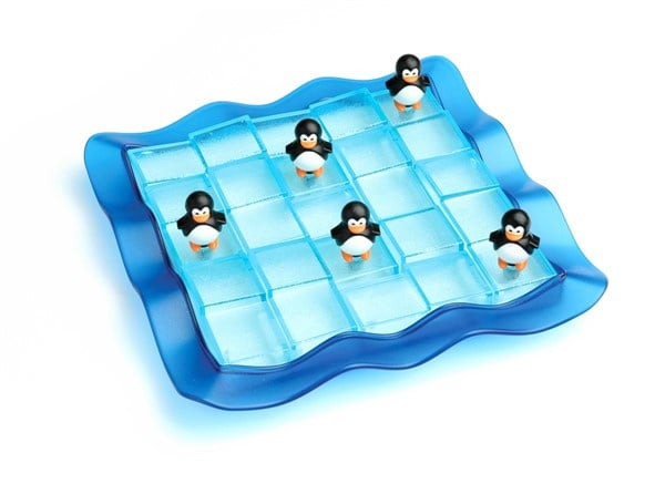 Penguins on the ice