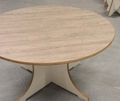 Ronde tafel voor peuter/kleuter berken hpl