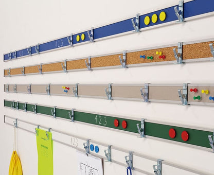 Aluminium wandlijst magnetisch per meter