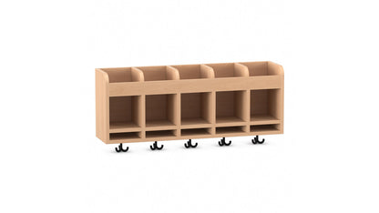Large wardrobe with hooks