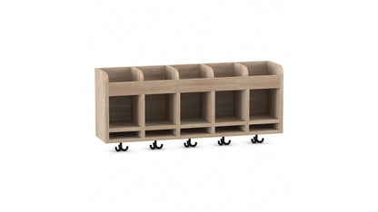 Large wardrobe with hooks