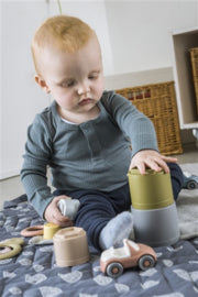 Bioplastic stapeltoren