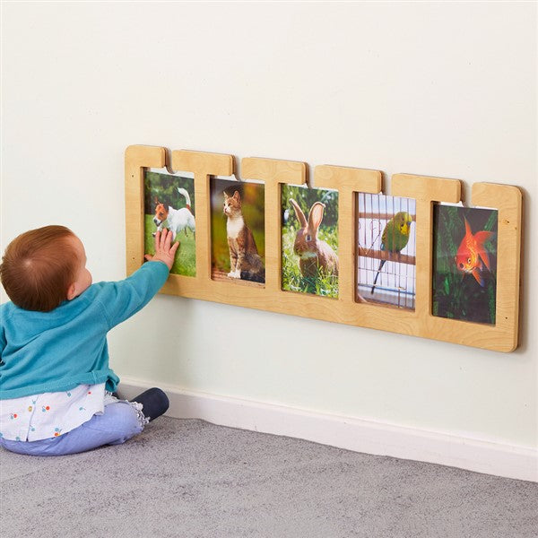 Wandbord Houten foto display