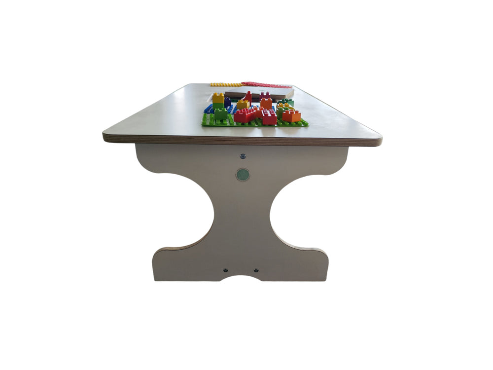 # Legotafel / Bouwtafel 120 x 60 cm, wit