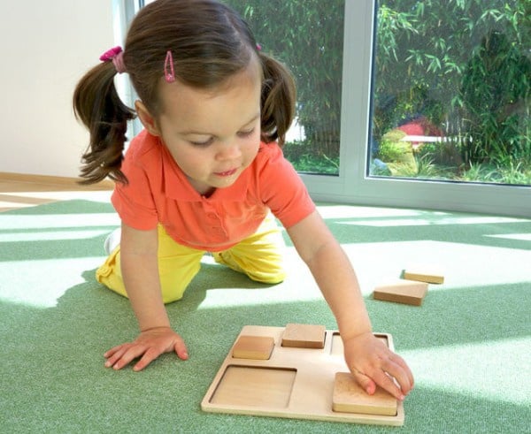 # Mega houten puzzel-ontdek set