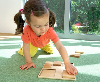 # Mega houten puzzel-ontdek set