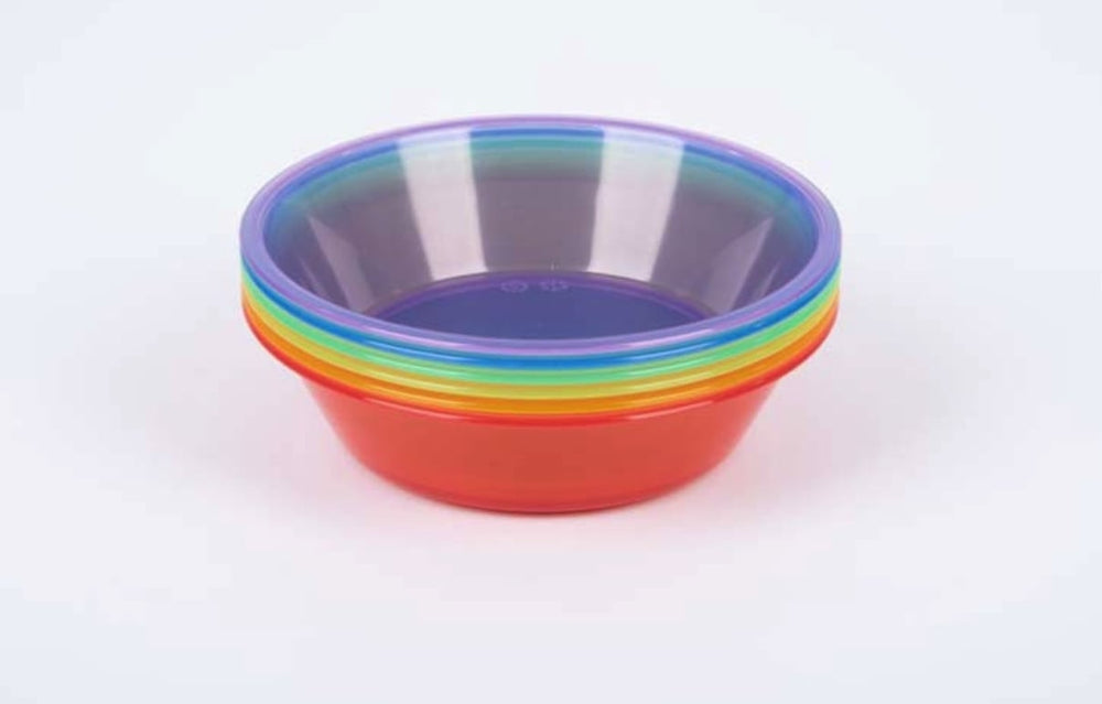 Tickit Translucent Colour Sorting Bowls, Set of 6