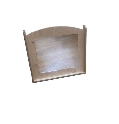 # Panel with mirror for Spill playpen, birch