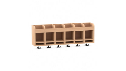 Large wardrobe with hooks