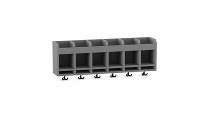 Large wardrobe with hooks