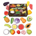 Sensorische speelstenen, Wereldkeuken, set 20 stuks
