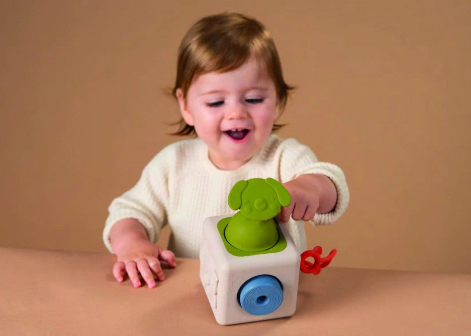 Peek & Play Silicone Cube