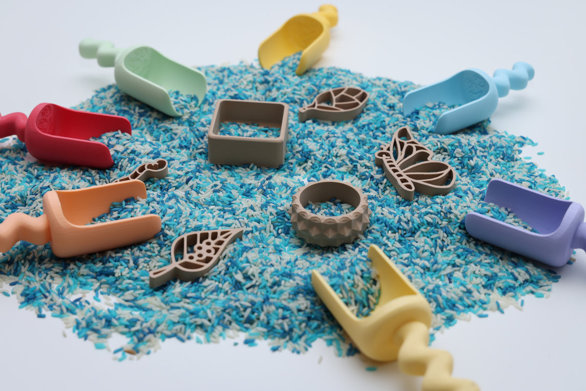 # Grennn Speelschepjes Waves XL Pastel, 6 stuks