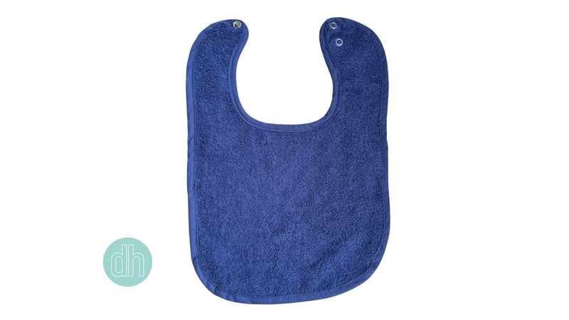 Snappy bibs navy 12 pieces