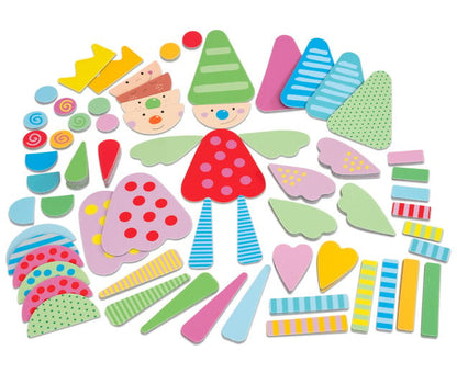 Large colorful floor puzzle, 125-piece