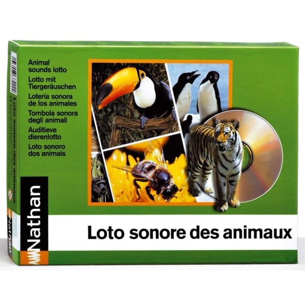 Animal sounds bingo