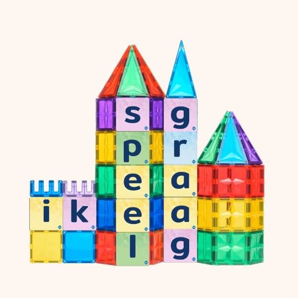 Coblo Toppers small Letters, 60 pieces