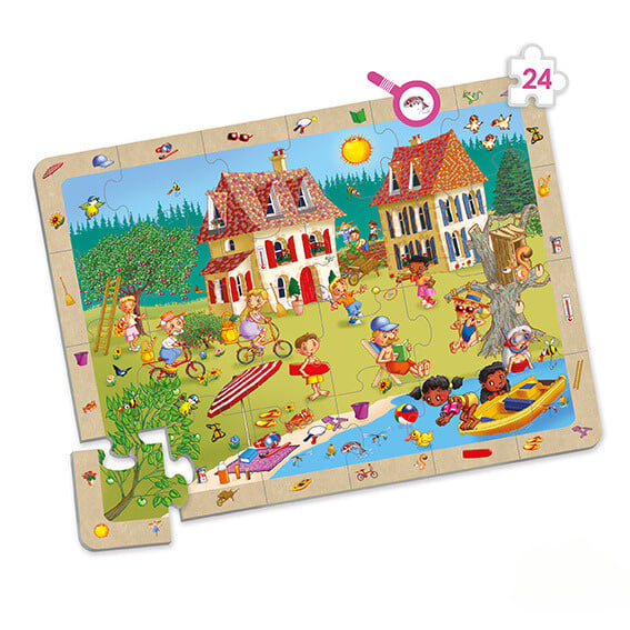 Set observatiepuzzels De 4 seizoenen (4 eenheden)