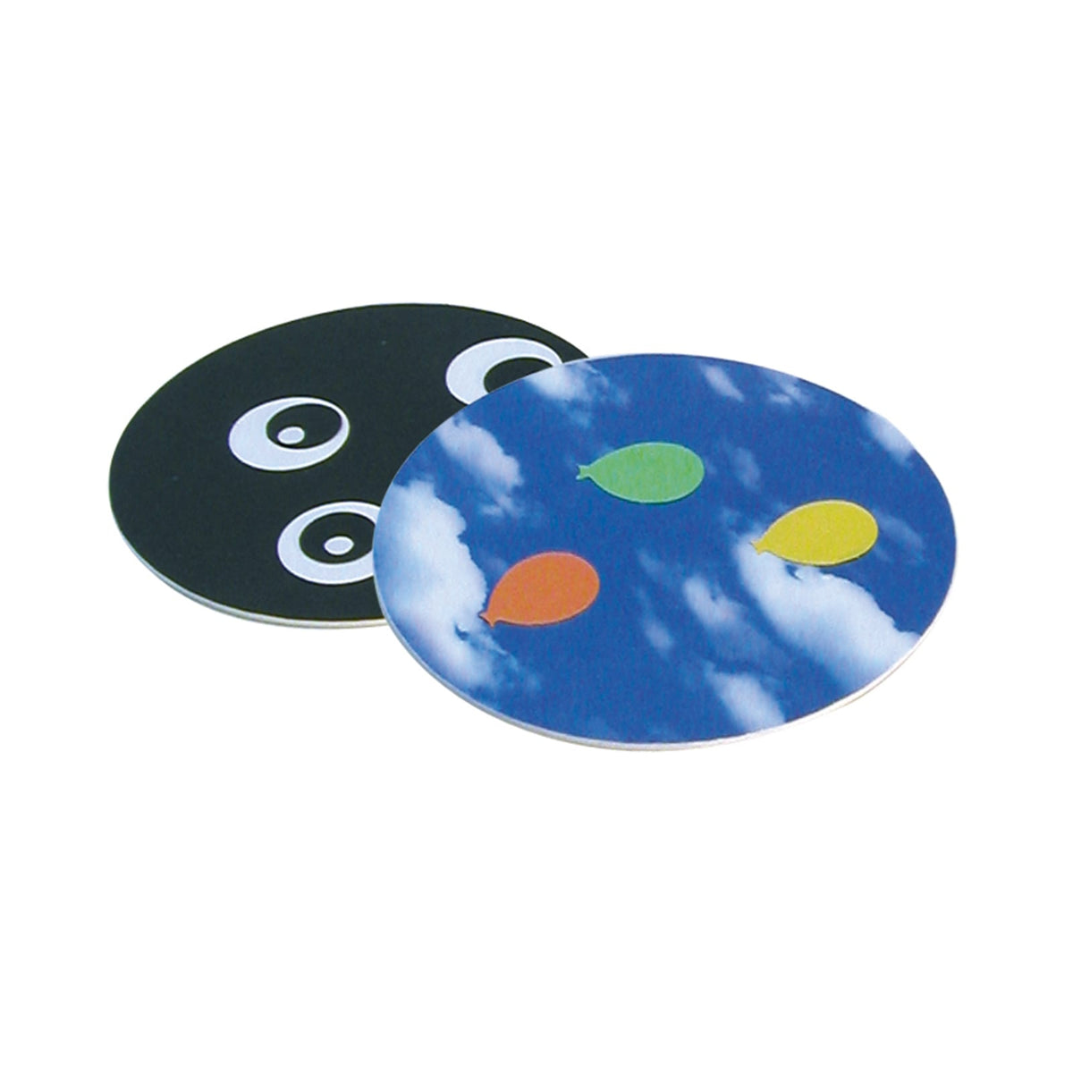 Blank beer mats round, set of 100