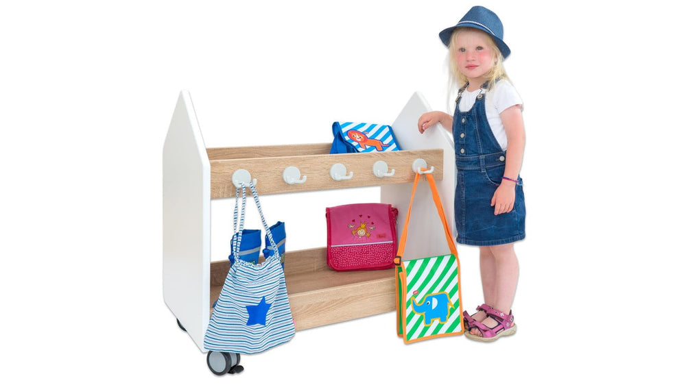 # Educasa Mobile Wardrobe/Bag Trolley Small