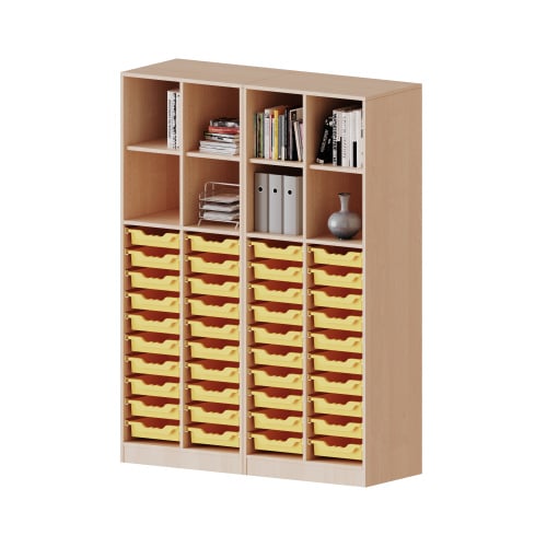 Ergotray cabinet partially open with 40 drawers (M)