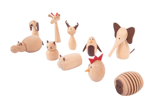 Tickit Wooden Animal Friends
