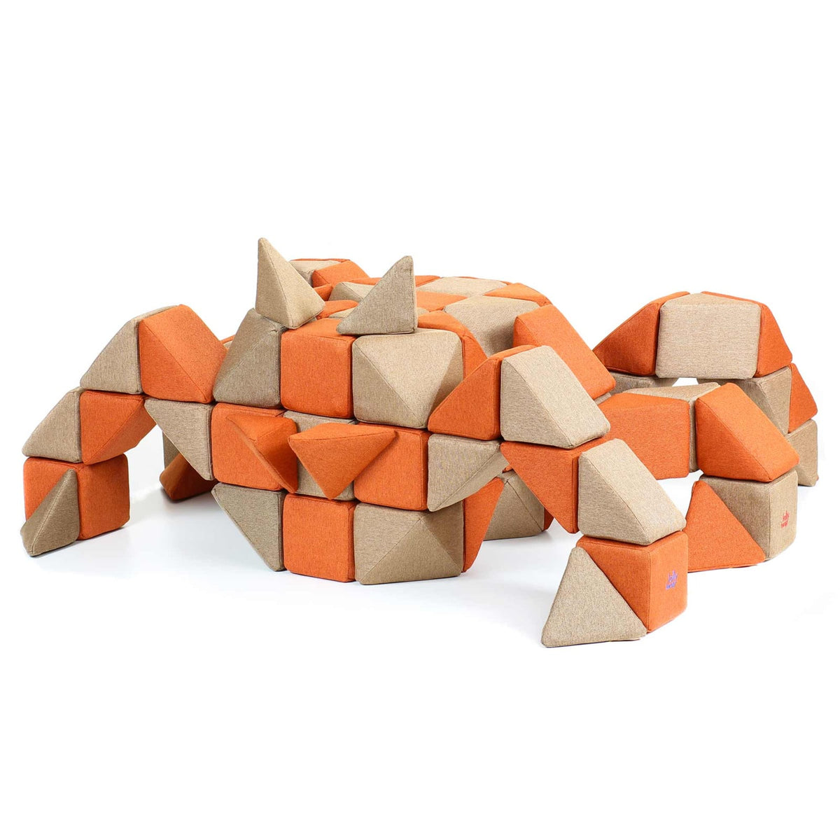 Jolly Heap Creative Set, 100 Magnetic Blocks (4 shapes)