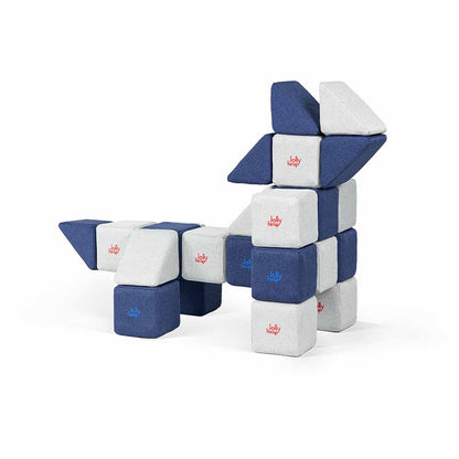 Jolly Heap Mini set, 24 magnetic blocks (2 shapes)