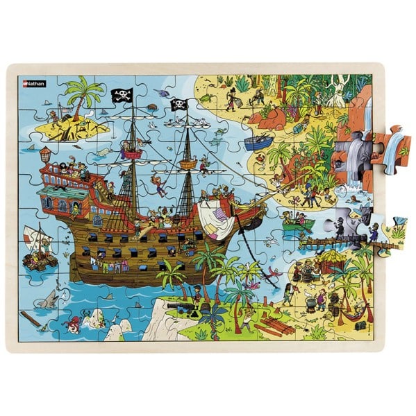 Jigsaw puzzle The pirates, 72 pieces