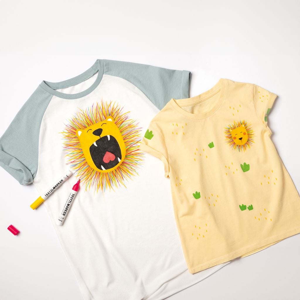 Textielstiften set van 12