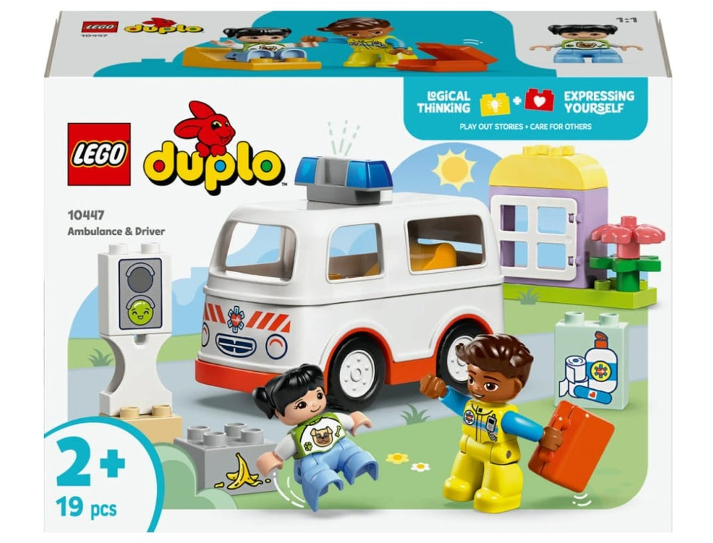 # Lego Duplo Ambulance met chauffeur
