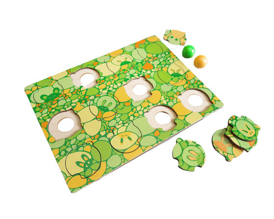 Set van 3 houten puzzels, thema 'kleuren'