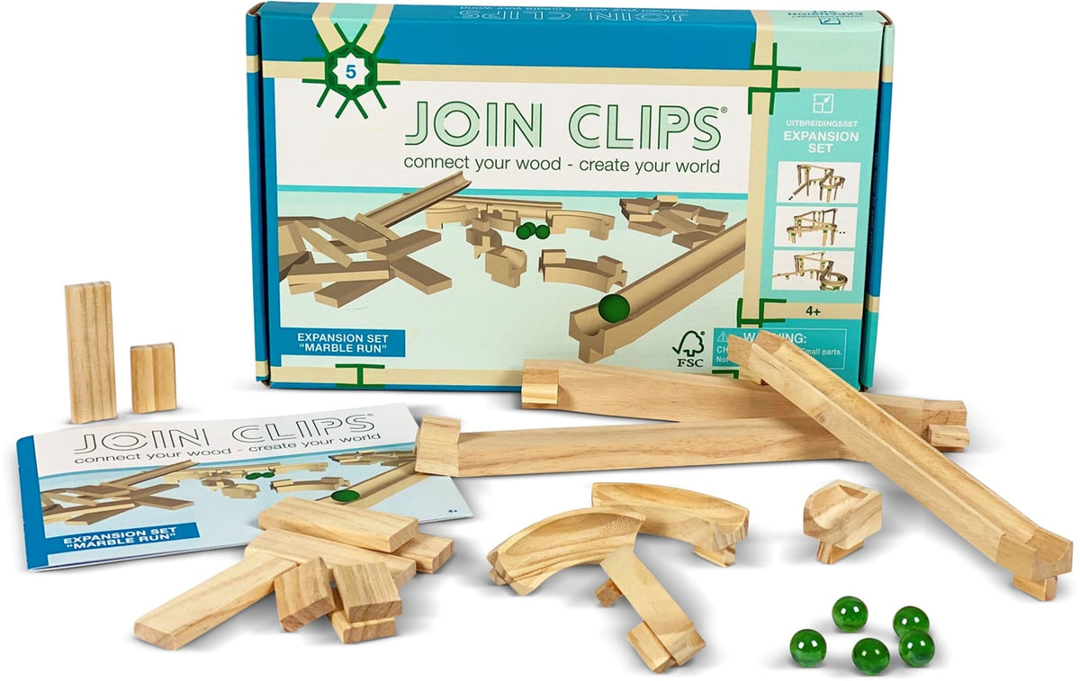 JOIN CLIPS Marble Run Expansion Set