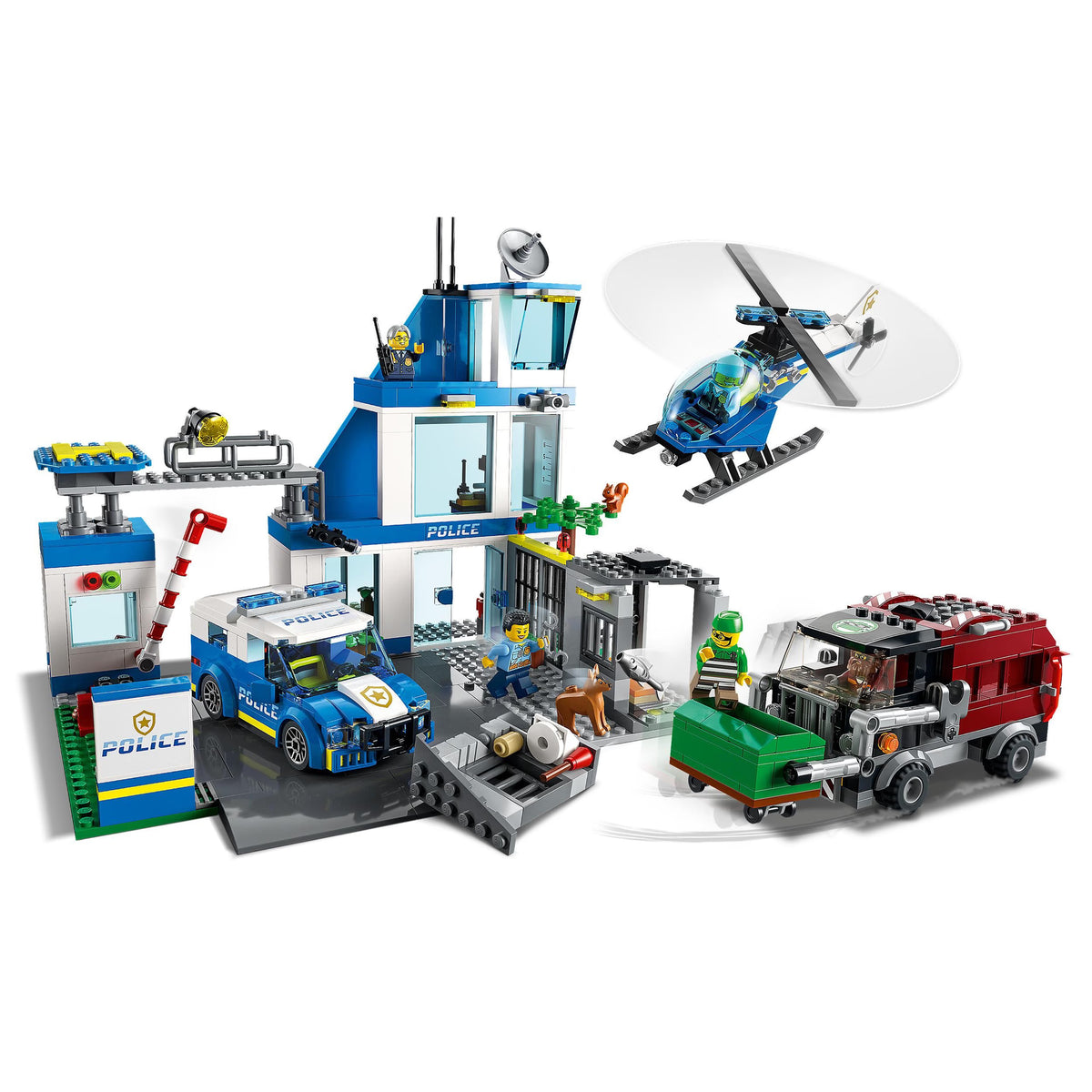 # Lego City Politiebureau en helikopter speelset