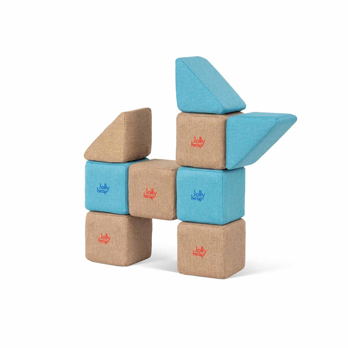 Jolly Heap Pixi set, 12 pieces magnetic blocks