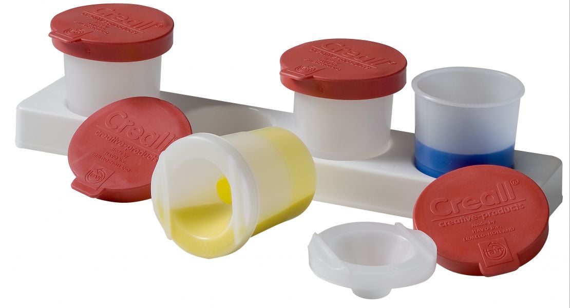 Creall holder for 4 anti-spill pots 320 ml