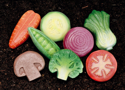 Sensory play food, vegetable