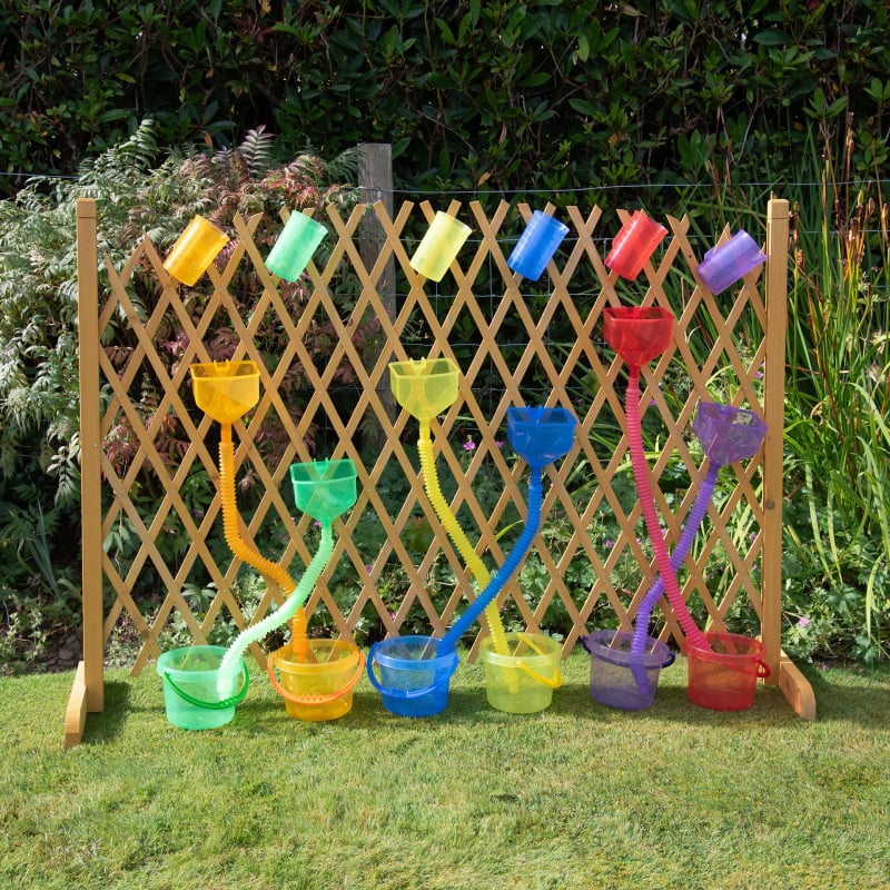 Tickit Rainbow Translucent Flexible Tubes, set of 6
